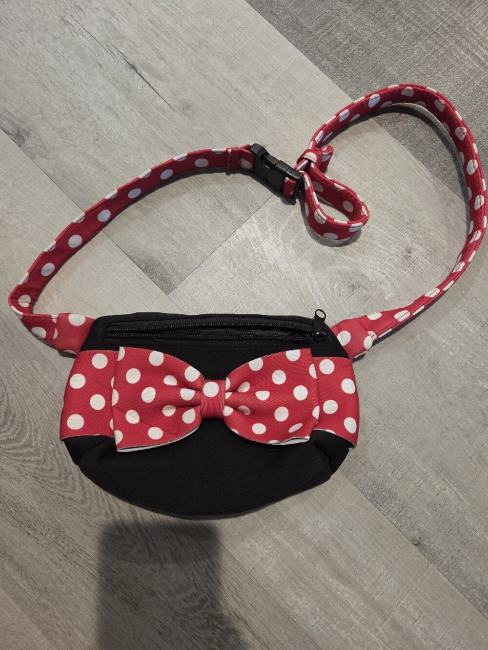 Disney Polka Dot Bow Waist Bag - Red & White